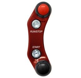 Pulsantiera destra Jetprime Rossa per MV Agusta F4 1078 2007 (Pompa Standard)