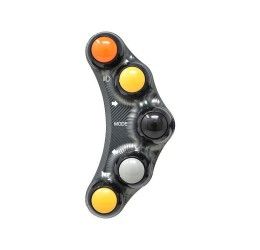 Pulsantiera sinistra Jetprime Titanio per Kawasaki Z 900 17-19