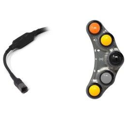 Pulsantiera sinistra Stradale Jetprime Titanio per Ducati Panigale V4 R 19-21 | 23-24