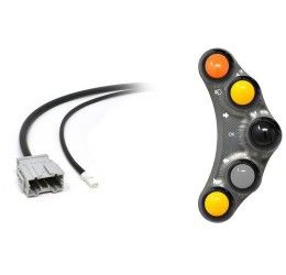 Pulsantiera sinistra Stradale Jetprime Titanio per MV Agusta Dragster 800 RR 18-20