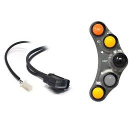 Pulsantiera sinistra Stradale Jetprime Titanio per MV Agusta F4 1000 04-12