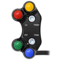 Pulsantiera sinistra SuperSport Jetprime per Honda CBR 600 RR 2024 Per centralina Mectronik. Controlla il connettore presente sulla tua moto.