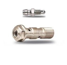 Raccordo freni con spurgo Brembo doppio M10 x 1mm