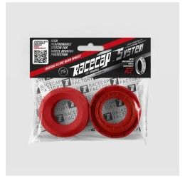 Racecap System Ruota posteriore per GasGas EC 250 24-25 colore rosso (KIT CUFFIE + Parapolvere FLC)