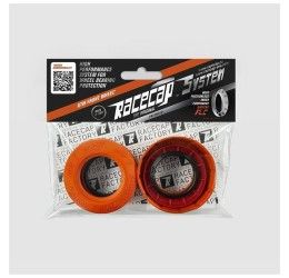 Racecap System Ruota anteriore per KTM 300 EXC 07-18 colore arancione (KIT CUFFIE + Parapolvere FLC)