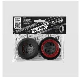 Racecap System Ruota posteriore per KTM 350 SX-F 23-25 colore nero (KIT CUFFIE + Parapolvere FLC)