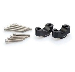 Rialzi manubrio Puig per Aprilia Tuono 660 Factory 22-25 colore nero