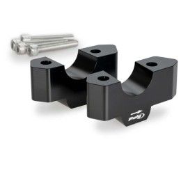 Rialzi manubrio Puig per bmw r 1300 1300 gs option 719 tramontana 23-25 colore nero