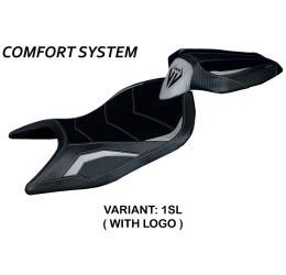 Rivestimento sella TappezzeriaItalia per Aprilia RS 660 modello Naxos comfort system
