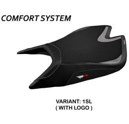 Rivestimento sella TappezzeriaItalia per Aprilia RSV4 1100 21-23 modello Leon comfort system