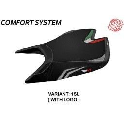 Rivestimento sella TappezzeriaItalia per Aprilia RSV4 1100 21-23 modello Leon special color comfort system