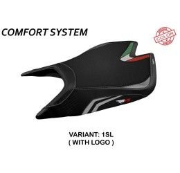 Rivestimento sella TappezzeriaItalia per Aprilia RSV4 1100 Factory ABS 21-23 modello Leon special color comfort system