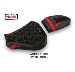 Rivestimento sella TappezzeriaItalia per MV Agusta F4 1000 R 10-19 modello Lendorf Velvet