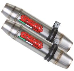 Terminali di scarico GPR deeptone inox omologato per Ducati Streetfighter 1098 09-12 (coppia)