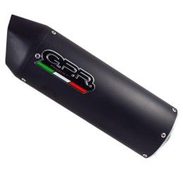 Terminali di scarico GPR furore nero omologato con catalizzatore per Triumph Speed Triple 1050 05-10 (coppia)