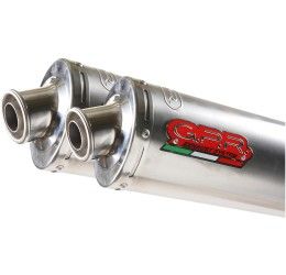 Terminali di scarico GPR titanium oval omologato per Moto Morini Corsaro 1200 05-11 (coppia)
