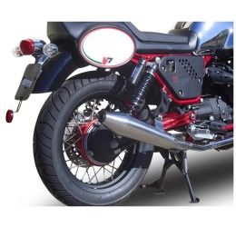 Terminali di scarico GPR vintacone omologato con catalizzatore per Moto Guzzi Nevada 750 08-14 (coppia)