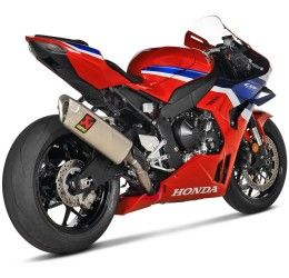 Scarico completo Akrapovic Evolution non omologato con collettori e terminale in titanio per Honda CBR 1000 RR-R 2024