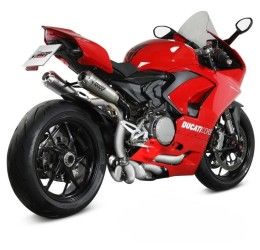 Scarico completo alto Mivv X-M1 non omologato titanio per Ducati Panigale V2 20-24 (2 silenziatori)