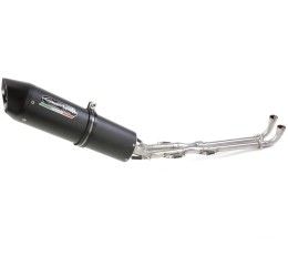 Scarico completo GPR furore nero omologato con catalizzatore per Suzuki Burgman 650 13-16