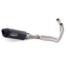 Scarico completo GPR furore nero omologato con catalizzatore per Yamaha XSR 700 17-20
