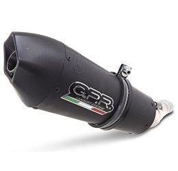 Scarico completo GPR gpe ann. black titaium omologato con catalizzatore per Honda CB 650 F 14-16