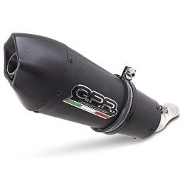 Scarico completo GPR gpe ann. black titaium omologato con catalizzatore per Honda CBR 650 F 14-16