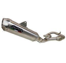 Scarico completo GPR pentacross inox non omologato per GasGas MCF 250 21-23