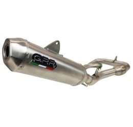 Scarico completo GPR pentacross inox non omologato per Honda CRF 250 R 22-25