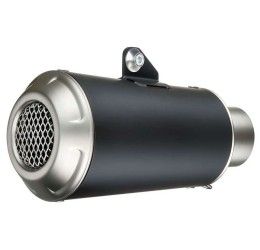 Scarico completo Leovince LV-10 Black Edition Race - inox - non omologato - solo uso pista per Yamaha MT-07 21-24