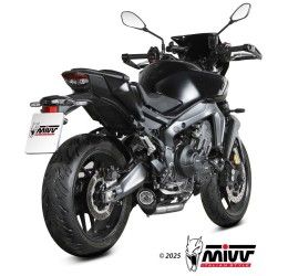 Scarico completo Mivv X-M5 non omologato inox nero per Yamaha MT-09 24-25