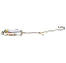 Scarico completo Pro Circuit T4 con collettore Acciaio Inox e terminale in Alluminio e fondello Acciaio Inox per Honda CRF 100 F 04-09 | 11-13