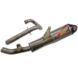 Scarico completo Pro Circuit Ti-6 Pro Conical con collettore Titanio e terminale in Titanio e fondello Carbonio per Honda CRF 250 RX 22-26