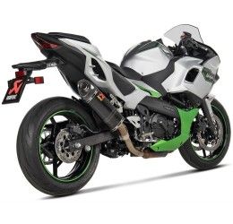 Terminale di scarico Akrapovic non omologato in carbonio per Kawasaki Ninja 7 Hybrid 24-25