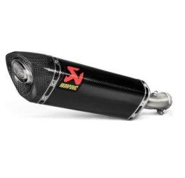 Terminale di scarico Akrapovic non omologato in carbonio per Kawasaki Z 7 Hybrid 24-25