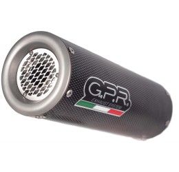 Terminale di scarico alto GPR m3 poppy omologato con catalizzatore per Husqvarna Svartpilen 401 18-19