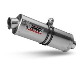 Terminale di scarico alto Mivv OVAL omologato inox per Kawasaki ZX-10R 04-05
