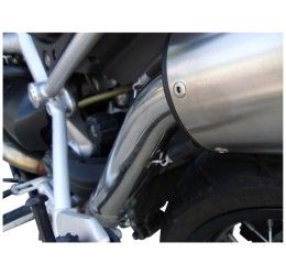 Terminale di scarico GPR albus ceramic omologato con catalizzatore per Moto Guzzi Stelvio 1200 11-16