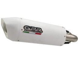Terminale di scarico GPR albus ceramic omologato per Triumph Tiger 1200 Explorer 12-16