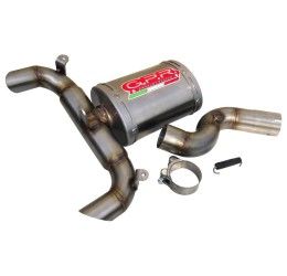Terminale di scarico GPR alluminio ghost omologato per Suzuki GSR 600 06-11