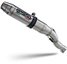 Terminale di scarico GPR deeptone inox omologato per Honda CB 500 X 19-25