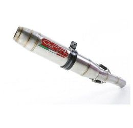 Terminale di scarico GPR deeptone inox omologato per Yamaha MT 125 14-16