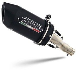 Terminale di scarico GPR furore evo4 nero omologato per KTM 390 RC 22-24