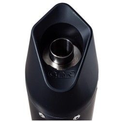 Terminale di scarico GPR furore nero omologato con catalizzatore per Honda CBF 600 S 07-12