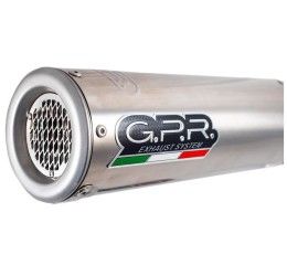 Terminale di scarico GPR m3 inox omologato per Kawasaki Versys 1000 19-20