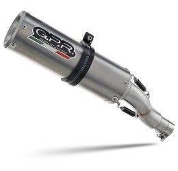 Terminale di scarico GPR m3 titanium natural omologato per Honda NX 500 24-25