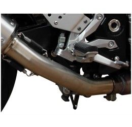 Terminale di scarico GPR satinox omologato con catalizzatore per Kawasaki Z 750 S 05-06