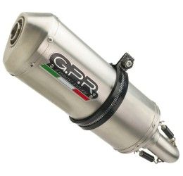 Terminale di scarico GPR satinox omologato per Triumph Tiger 800 XC 11-16