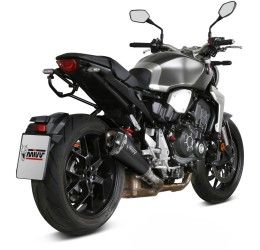 Terminale di scarico Mivv DELTA RACE omologato inox nero per Honda CB 1000 R 18-25