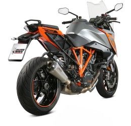 Terminale di scarico Mivv DELTA RACE omologato inox per KTM 1290 Super Duke GT 16-24